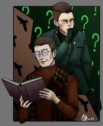 Scarecrow & Riddler for ~FinzPhoenix