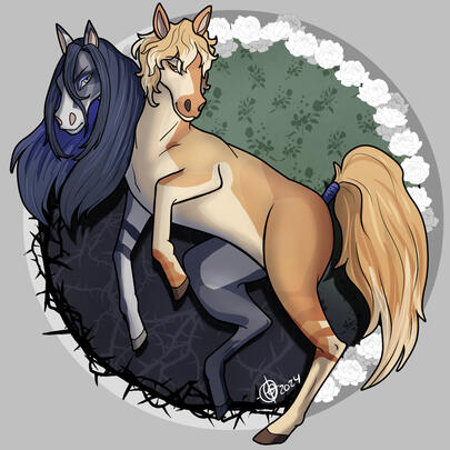 Dahlia and Eidis for ~Chedder
